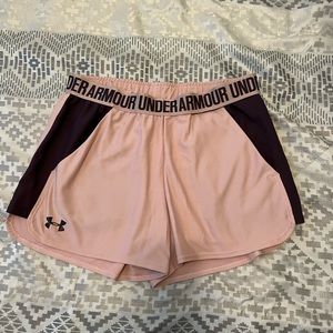UA pink/purple shorts